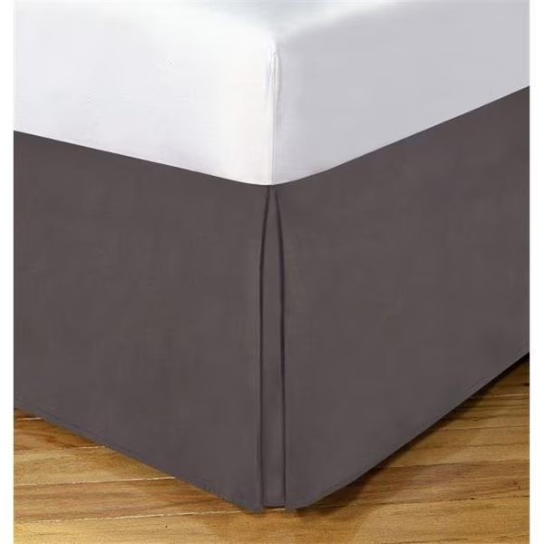 Todays Home TOH24914GREY05 Levinsohn Basic Cotton Rich 200TC Tailored 14 in. Bed Skirt  Grey - California King, Todays Home, Mfr#: TOH24914GREY05